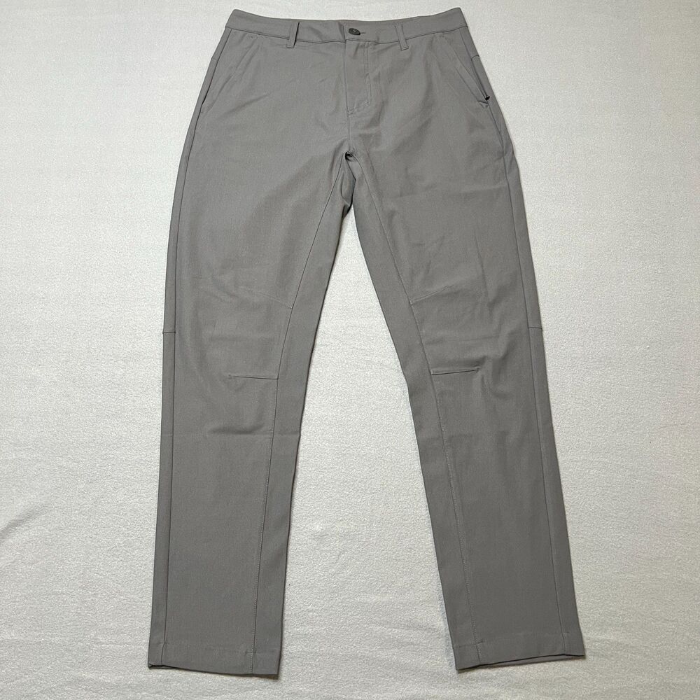 Legends Chino Pants Mens Size 32 Gray Polyester Casual Straight Leg Performance